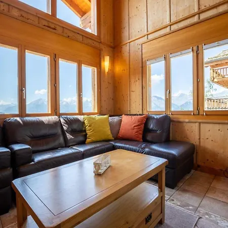 Chalet Spacious With Patio Facing Mountains Veysonnaz